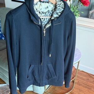 Reversible Juicy Couture Hoodie with Cheetah Print Fur